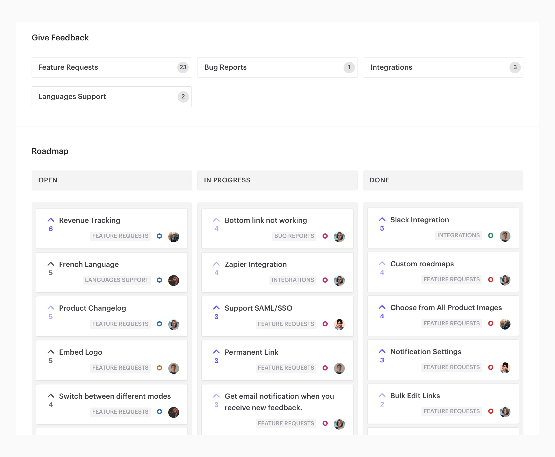 Gauge Interest of Customers & Teammates with Public Roadmap